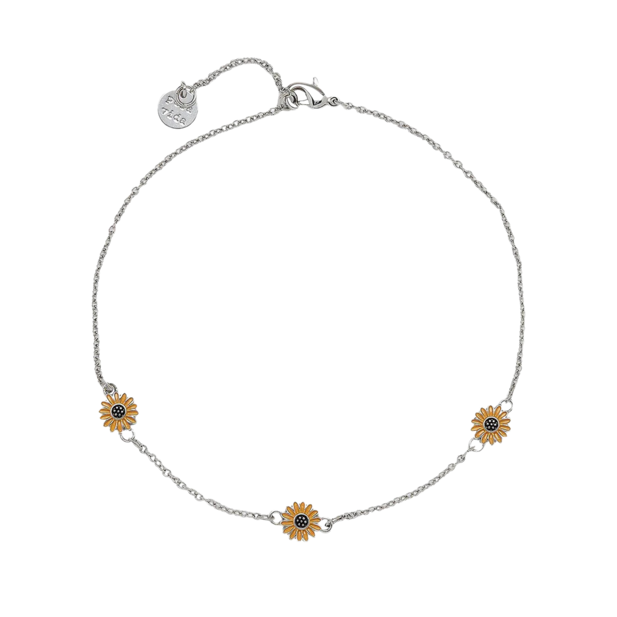 Pura Vida Enamel Sunflower Anklet – Spunkys Surf Shop LLC
