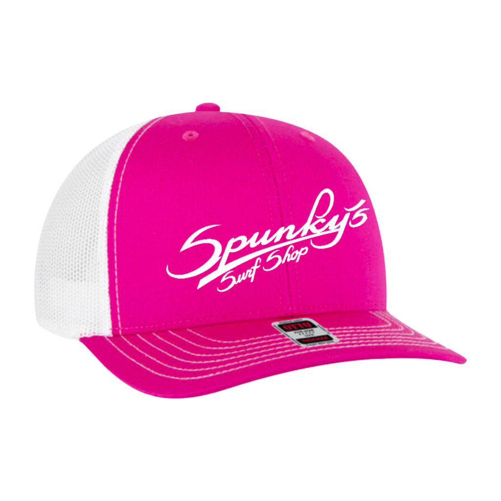 Spunky's - Hot Pink Trucker - Hat - Spunky's Embroidery