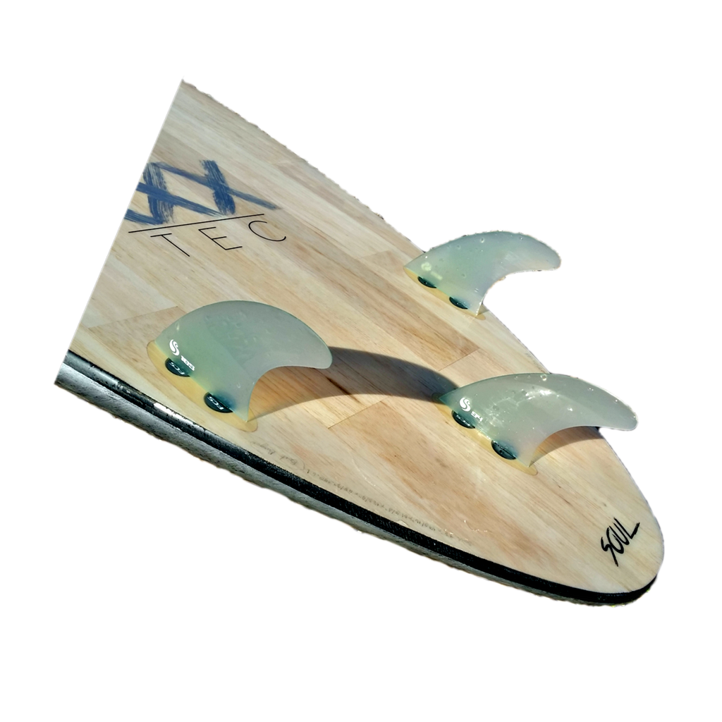 Sunova - FCS I - Side Surf Fins Fiberglass (Set of 2 fins)