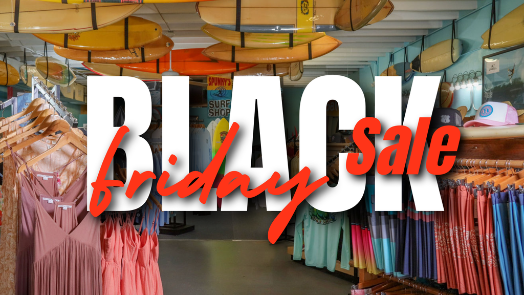 Black Friday Weekend Blowout: Unmissable Surf Deals for Black Friday, Small Business Saturday, Sunday & Cyber Monday-Spunkys Surf Shop-Fort Pierce-Florida-Treasure Coast
