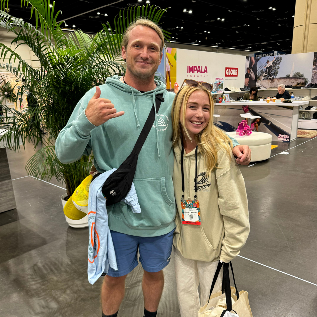 Spunky’s Crew Hits Surf Expo 2024: Finding new trends for our customers-Spunkys Surf Shop-Fort Pierce-Florida-Treasure Coast
