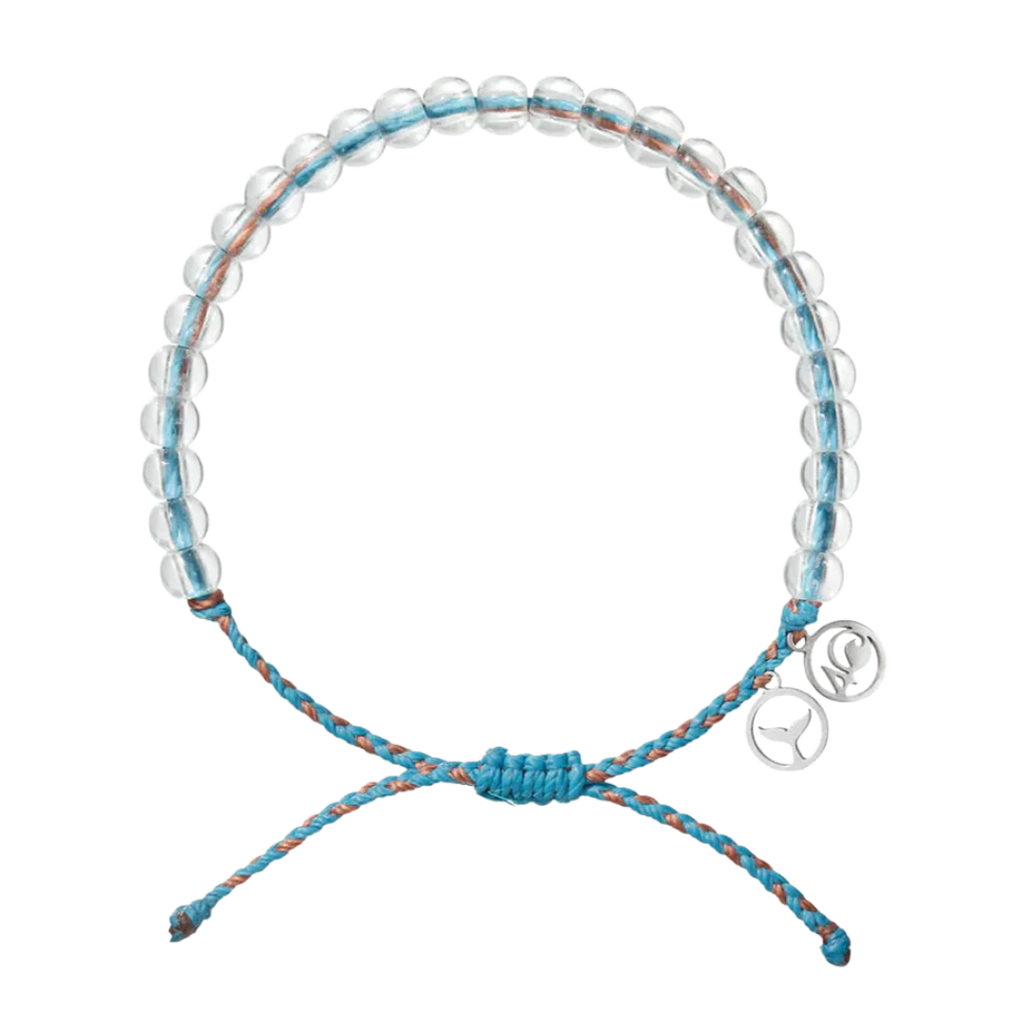 4Ocean - Humpback Whale-Jewelry-4Ocean-Turquoise & Brown-Spunkys Surf Shop LLC