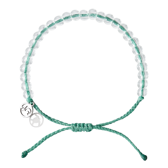 4ocean - Loggerhead Sea Turtle Braided Bracelet-Jewelry-4Ocean-Sea Foam Green-Spunkys Surf Shop LLC