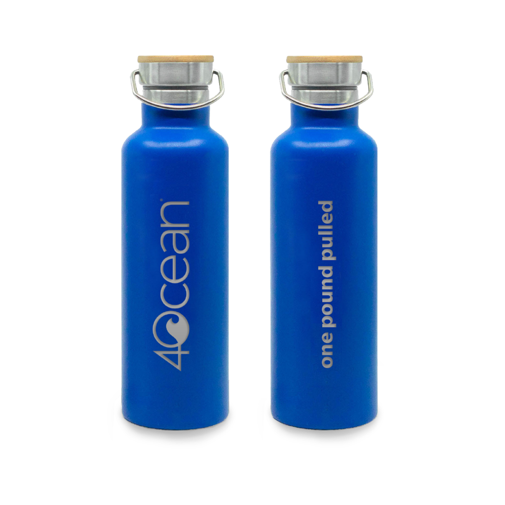 4Ocean - Reusable Bottle-Lifestyle-4Ocean-Blue-Spunkys Surf Shop LLC