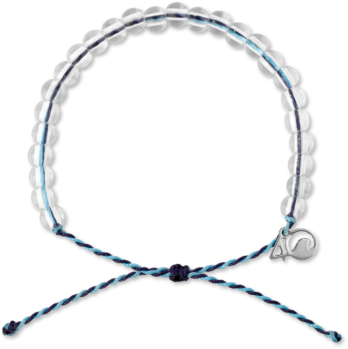 4ocean - Whale Beaded Bracelet-Jewelry-4Ocean-Light Blue & Purple-Spunkys Surf Shop LLC