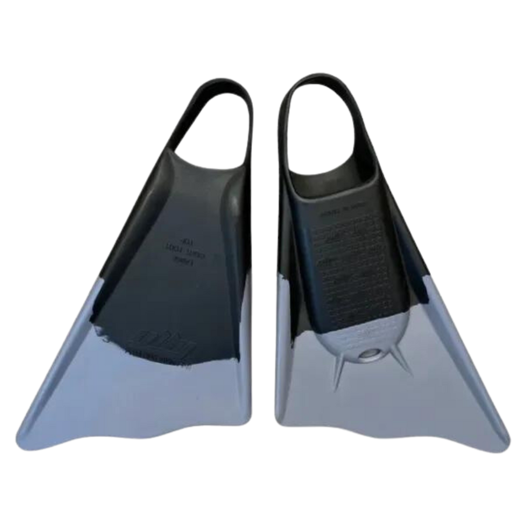 Ally - Bodyboard Swim Fins-Accessories-Ally Swim Fins-Small-Grey & Black-Spunkys Surf Shop LLC
