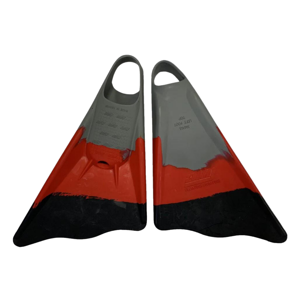 Ally - Bodyboard Swim Fins-Accessories-Ally Swim Fins-Small-Red & Grey & Black-Spunkys Surf Shop LLC