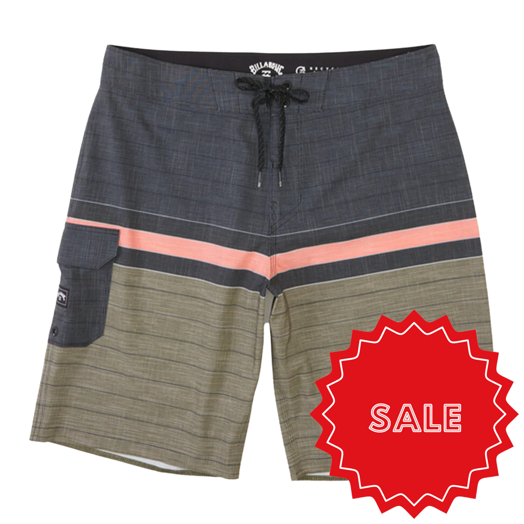 Billabong - All Day Heather Stripe Pro - Men-Board Shorts-Billabong-30-Military-Spunkys Surf Shop LLC