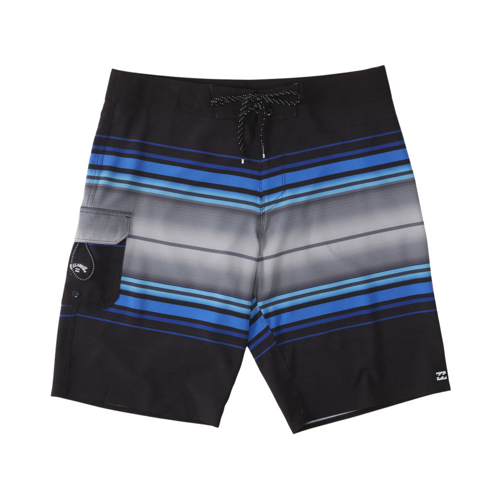 Billabong - All Day Stripe Pro Performance 20" - Men-Board Shorts-Billabong-28-Mens-Black-Spunkys Surf Shop LLC