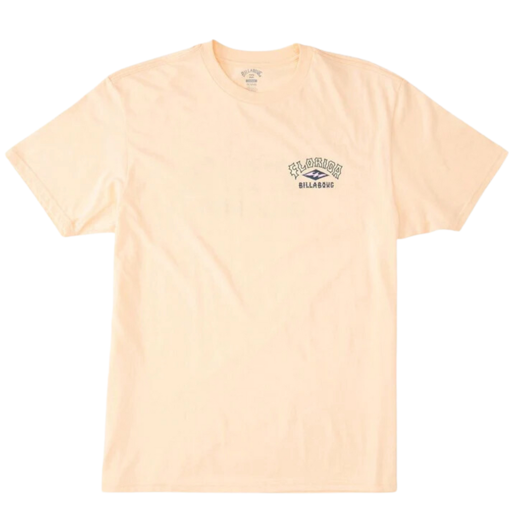 Billabong - Arch Florida Short Sleeve - T-Shirts - Men-T-Shirts-Billabong-XS-Mens-Dusty Melon-Spunkys Surf Shop LLC
