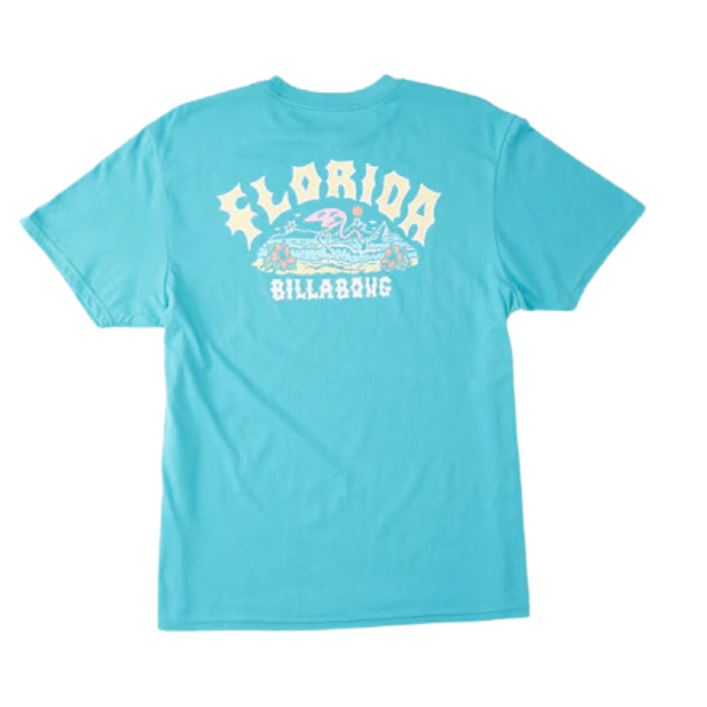 Billabong - Arch Florida Short Sleeve - T-Shirts - Men-T-Shirts-Billabong-XS-Mens-Dark Mint-Spunkys Surf Shop LLC