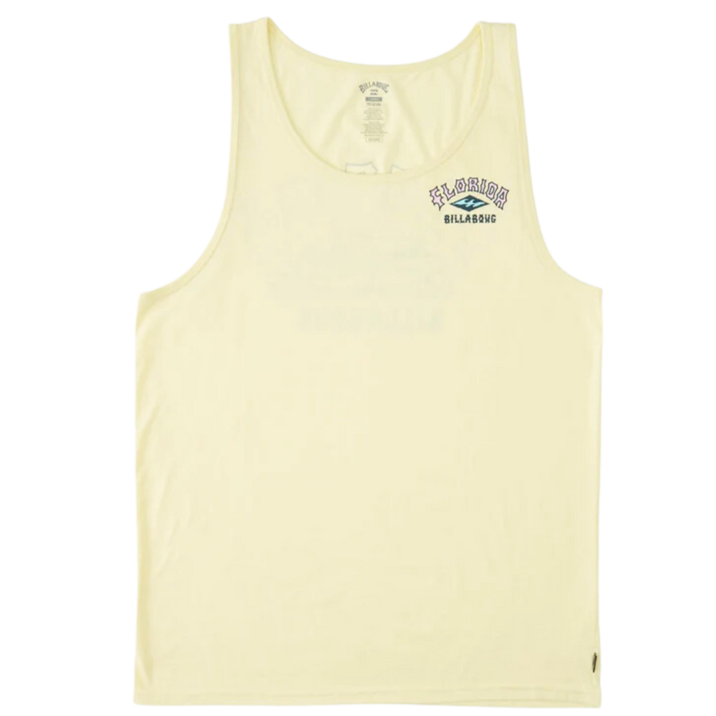 Billabong - Arch Florida Tank Top - T-Shirts - Men-T-Shirts-Billabong-M-Mens-Mellow Yellow-Spunkys Surf Shop LLC