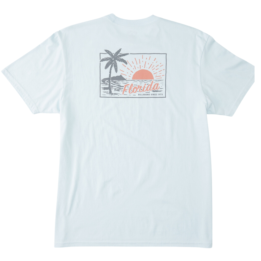 Billabong - Breeze Florida Short Sleeve - T-Shirts - Men-T-Shirts-Billabong-XL-Mens-Coastal Blue-Spunkys Surf Shop LLC