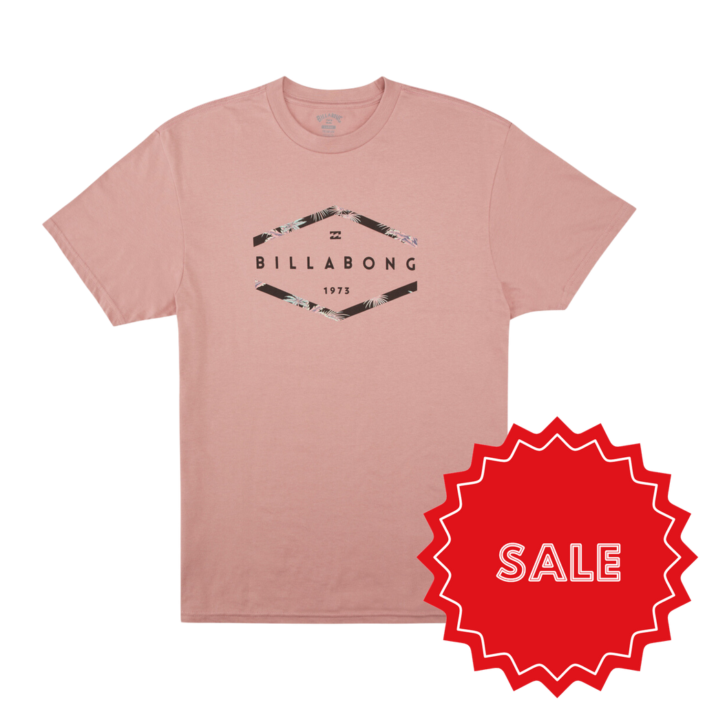 Billabong - Entry - T-Shirts - Men-T-Shirts-Billabong-S-Mens-Dusty Pink-Spunkys Surf Shop LLC