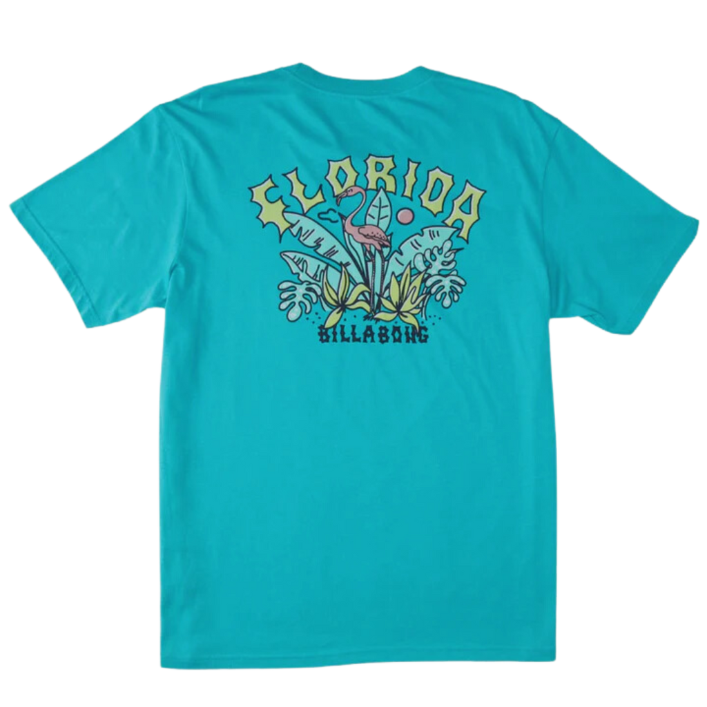 Billabong - Florida Arch Short Sleeve - T-Shirts - Men-T-Shirts-Billabong-S-Mens-Dark Mint-Spunkys Surf Shop LLC