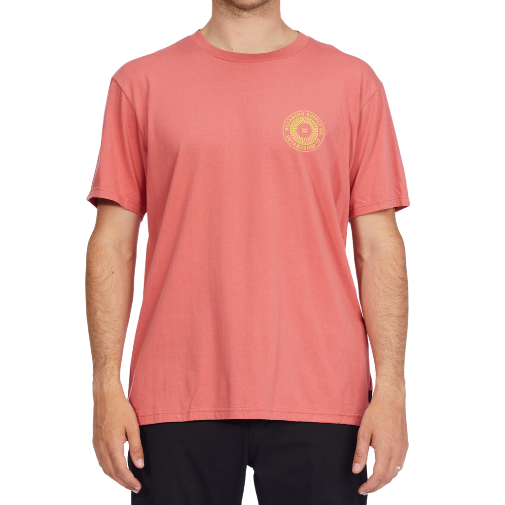 Billabong - Praise Short Sleeve T-Shirt - T-Shirts - Men-T-Shirts-Billabong-S-Men-Faded Rose-Spunkys Surf Shop LLC