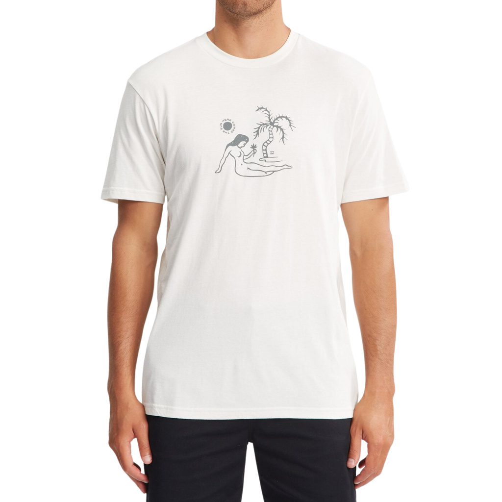 Billabong - Sun Worshiper Short - T-Shirts - Men-T-Shirts-Billabong-S-Men-Off White-Spunkys Surf Shop LLC
