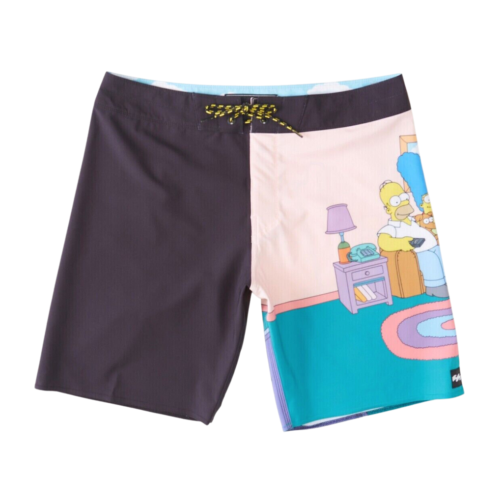 Billabong - The Simpsons Family Couch - Mens-Board Shorts-Billabong-30-Mens-Black-Spunkys Surf Shop LLC