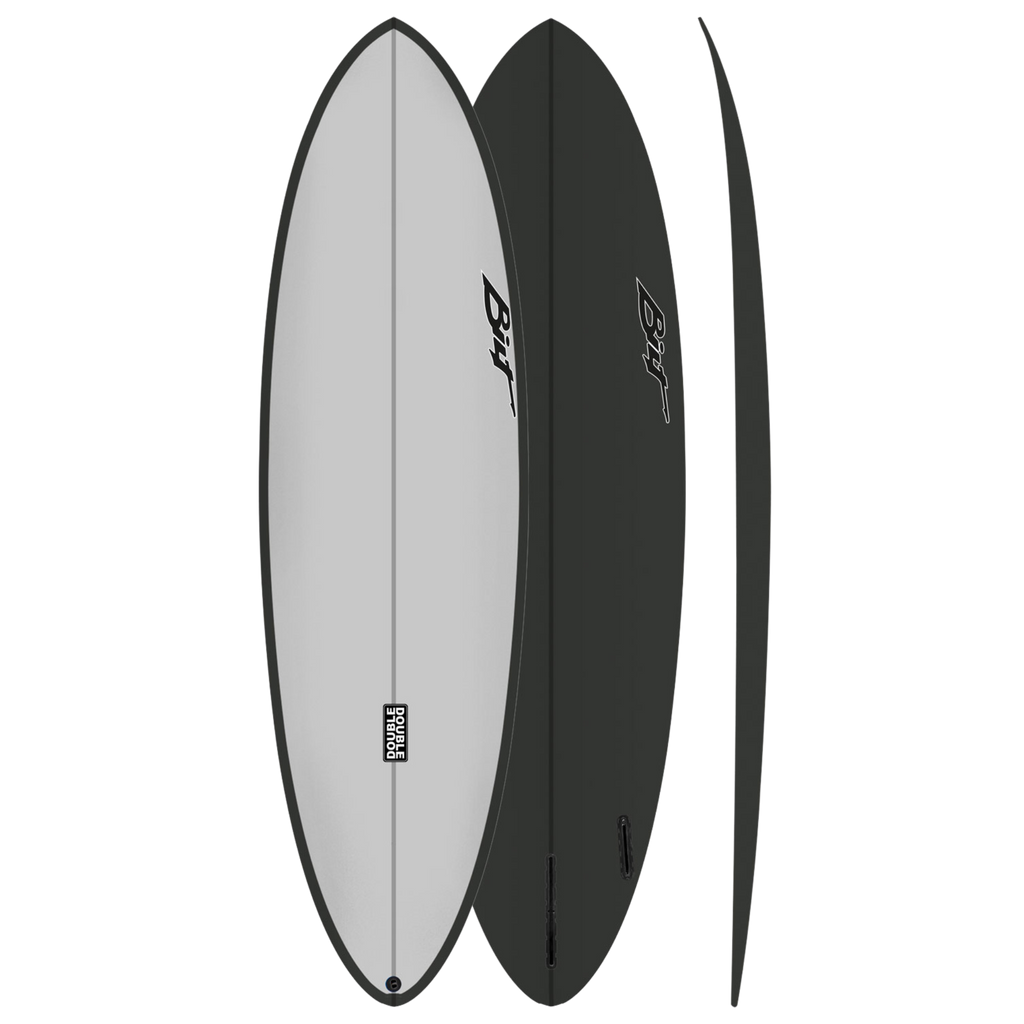 Bilt - Double Double - Surfboard-Funboards-Bilt-Charcoal-6'10"-Spunkys Surf Shop LLC