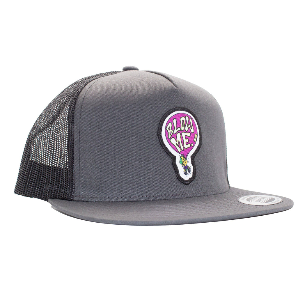 Bubble Gum Surf Wax - Blow Me Patch - Trucker Hat-Hats-Bubble Gum Surf Wax-Spunkys Surf Shop LLC