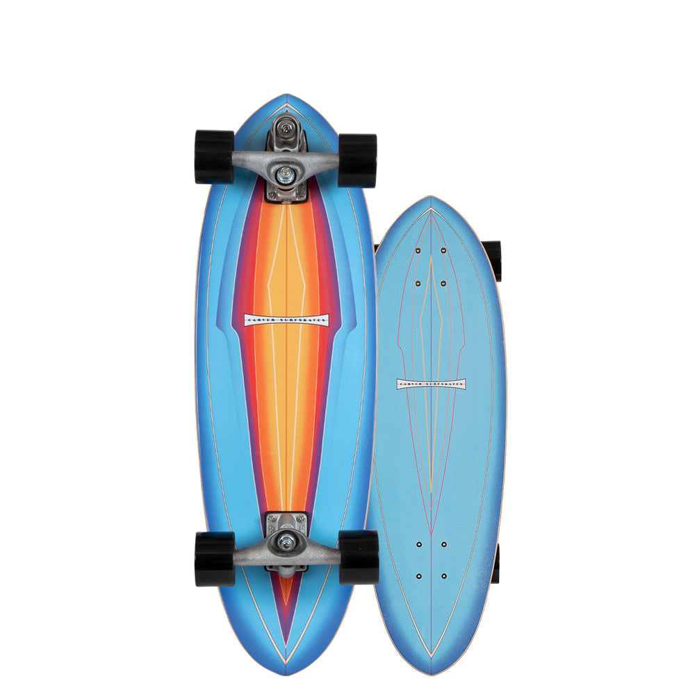 Carver - Blue Haze - Surfskate Complete-Skateboards-Carver-C7 Raw-Spunkys Surf Shop LLC