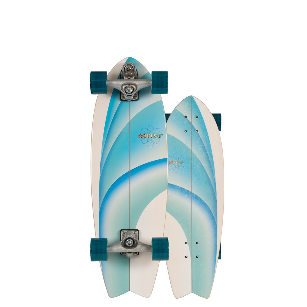 Carver - Emerald Peak - Surfskate Complete-Skateboards-Carver-C7 Raw-Spunkys Surf Shop LLC