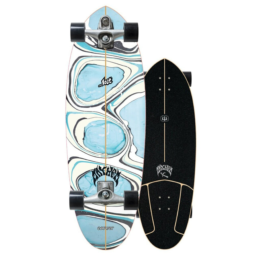 Carver - Lost Quiver Killer - Surfskate Complete-Skateboards-Carver-C7 Raw-Spunkys Surf Shop LLC