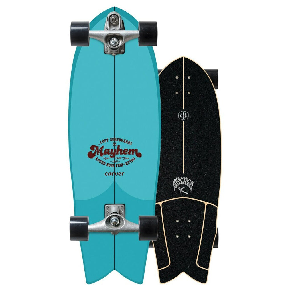 Carver - Lost RNF Retro - Surfskate Complete-Skateboards-Carver-C7 Raw-Spunkys Surf Shop LLC