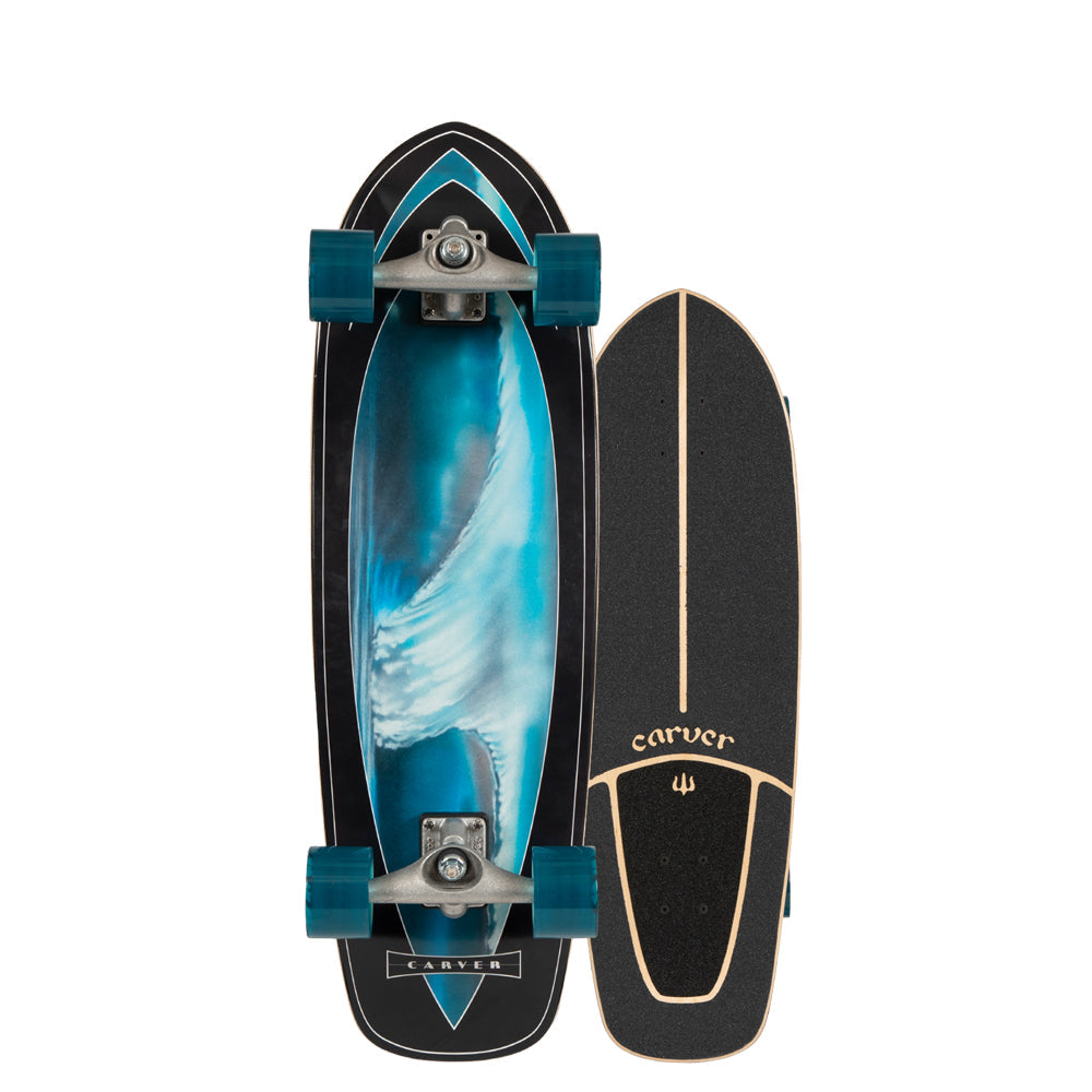 Carver - Super Surfer - Surfskate Complete-Skateboards-Carver-C7 Raw-Spunkys Surf Shop LLC