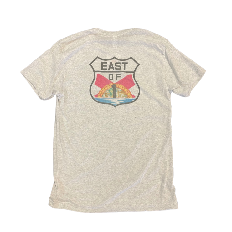 East of 1 - Florida Edition - T-Shirts - Men-T-Shirts-East of 1-Stone Denim-Small-Spunkys Surf Shop LLC