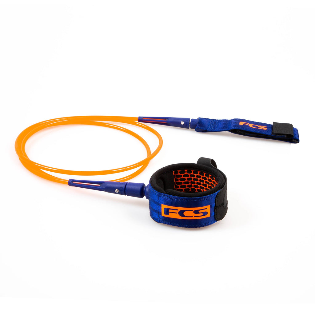 FCS - 5' Competition Essential Leash-Leashes-FCS-Blood Orange-Spunkys Surf Shop LLC
