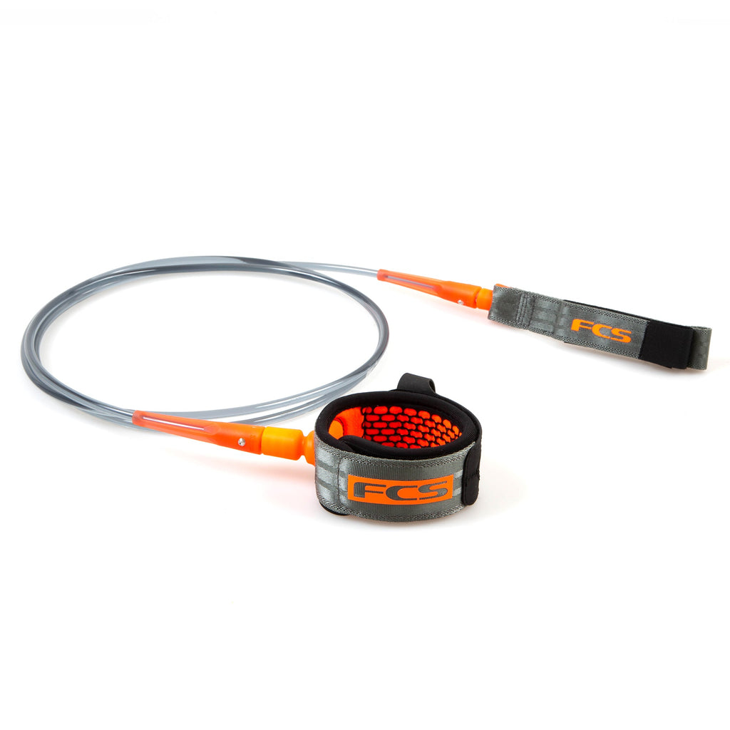 FCS - 5' Competition Essential Leash-Leashes-FCS-Charcoal-Spunkys Surf Shop LLC