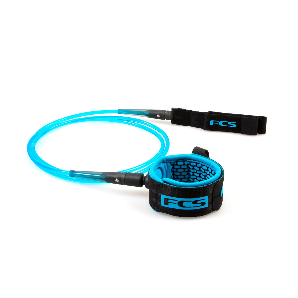 FCS - 5' Competition Essential Leash-Leashes-FCS-Blue-Spunkys Surf Shop LLC