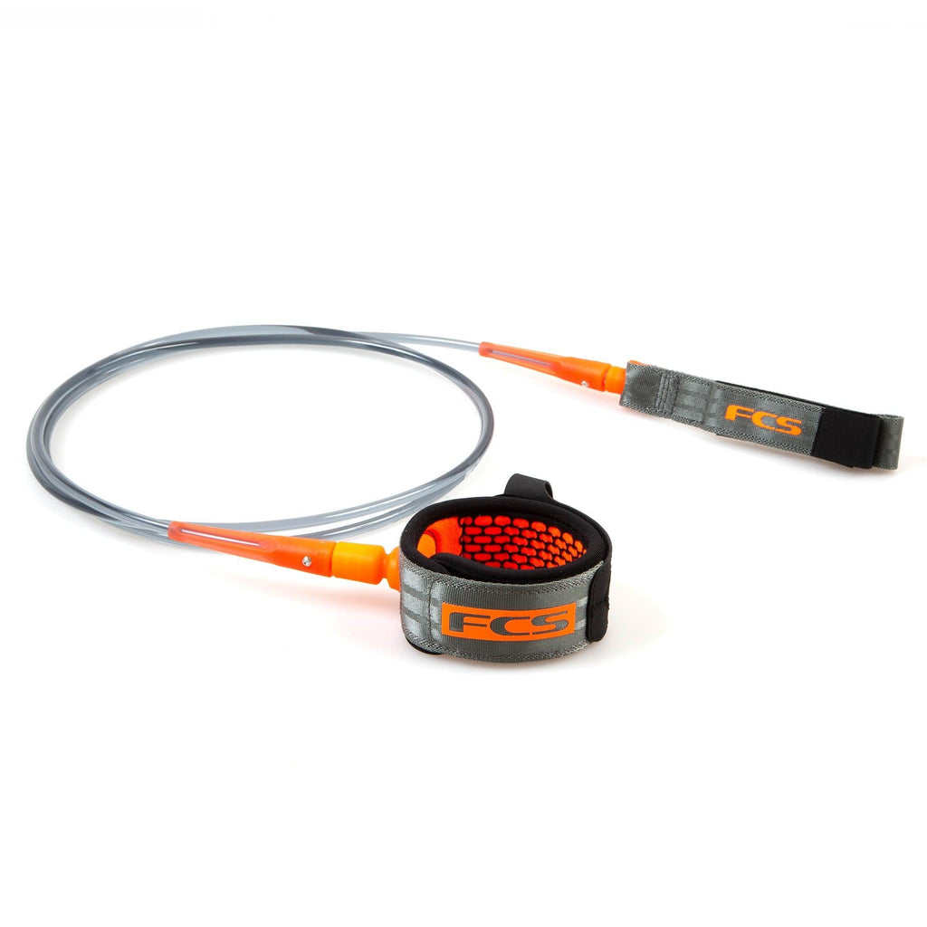 FCS - 7" All Round Essential Leash-Leashes-FCS-Charcoal-Spunkys Surf Shop LLC