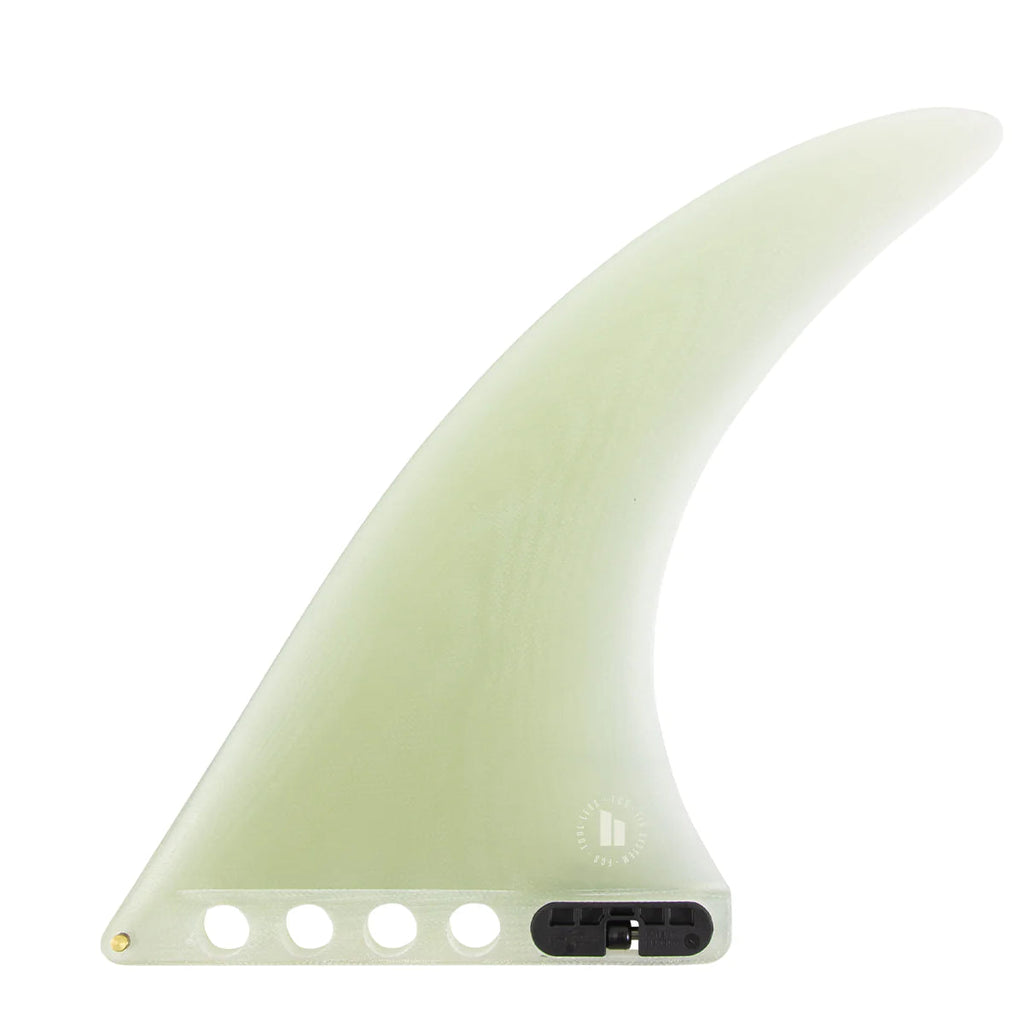 FCS - Flow II - PG - Longboard Fin-FCS Fins-FCS-9.5"-Clear-Spunkys Surf Shop LLC