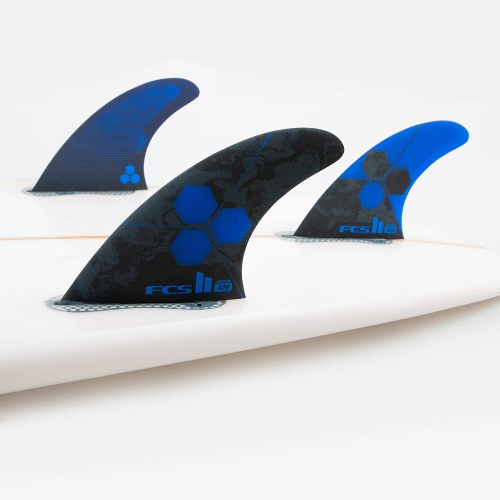 FCS II - Al Merrick PC - Tri Fin-FCS Fins-FCS-Small-Blue-Spunkys Surf Shop LLC