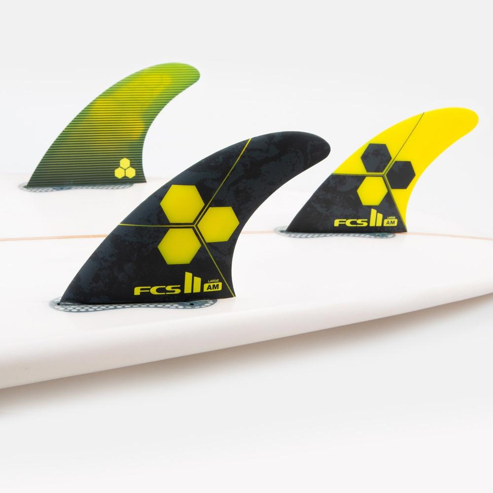 FCS II - Al Merrick PC - Tri Fin-FCS Fins-FCS-Small-Blue-Spunkys Surf Shop LLC