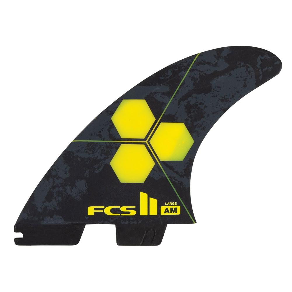 FCS II - Al Merrick - Tri-Quad Fins-FCS Fins-FCS-Medium-Yellow-Spunkys Surf Shop LLC