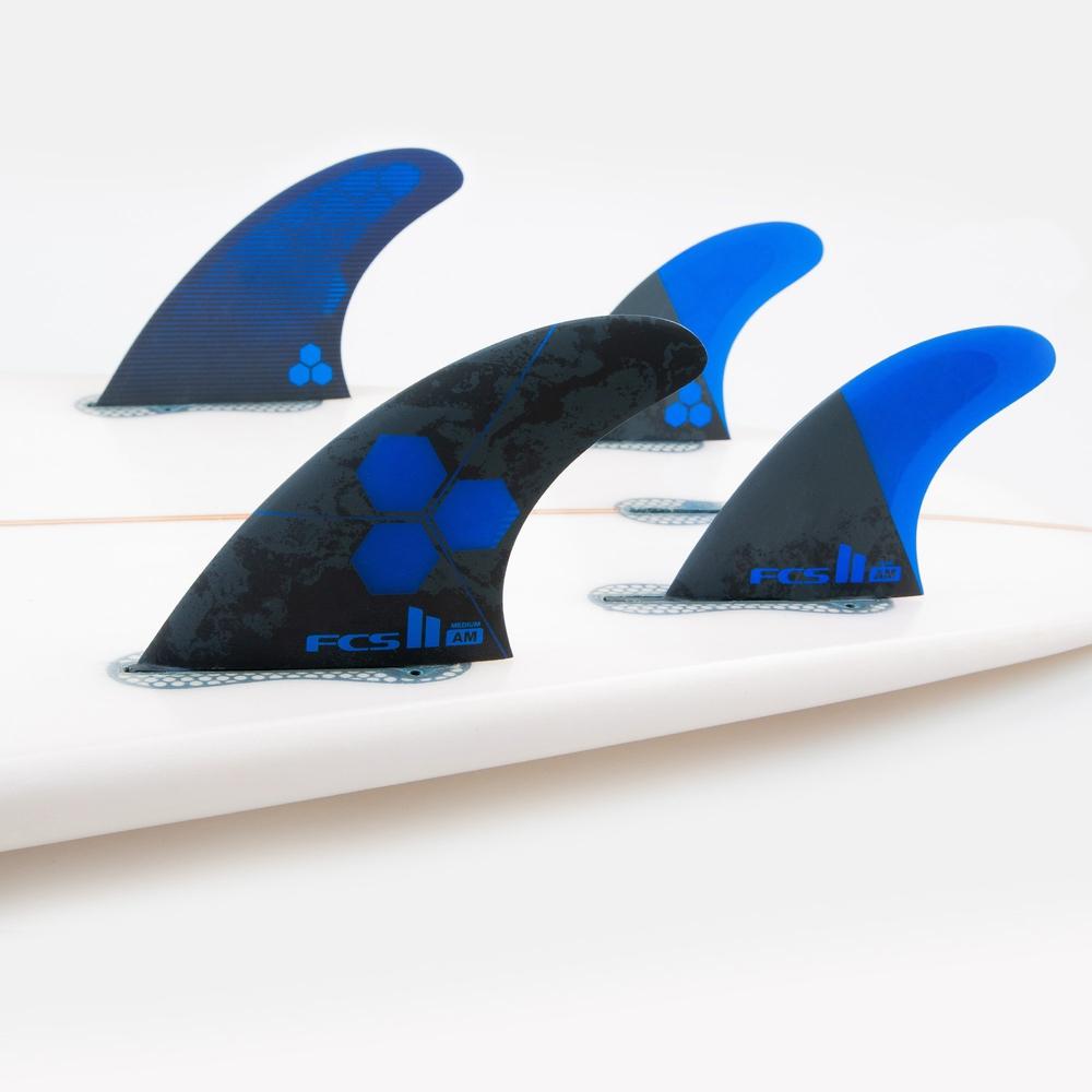 FCS II - Al Merrick - Tri-Quad Fins-FCS Fins-FCS-Medium-Blue-Spunkys Surf Shop LLC