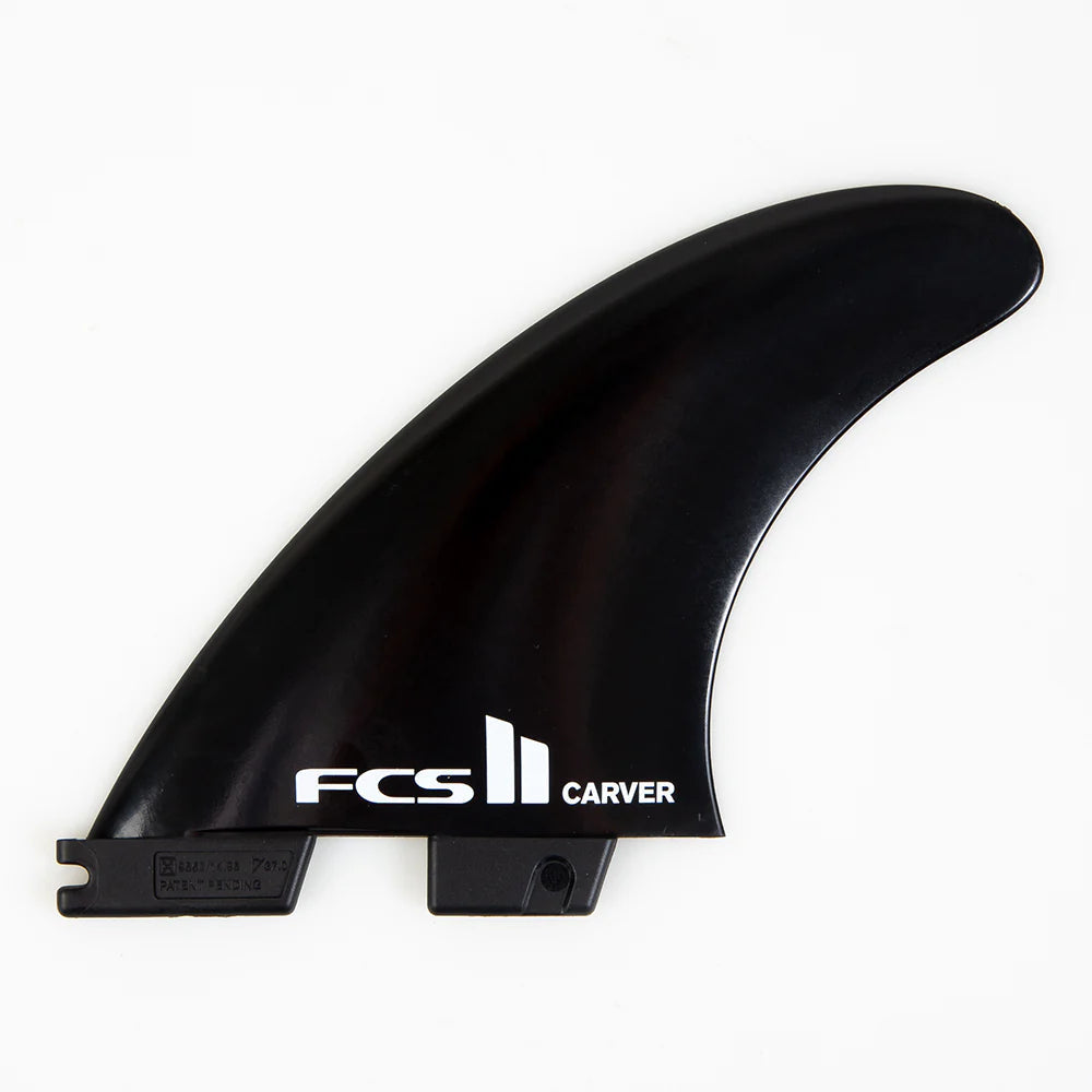 FCS II - Carver - Tri- Fin-FCS Fins-FCS-Large-Black-Spunkys Surf Shop LLC