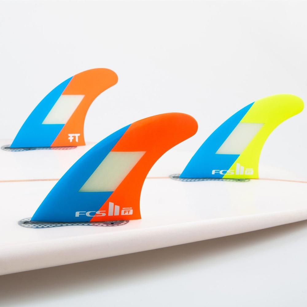 FCS II - Filipe Toldeo - Tri Fin-FCS Fins-FCS-Grom-Yellow-Spunkys Surf Shop LLC