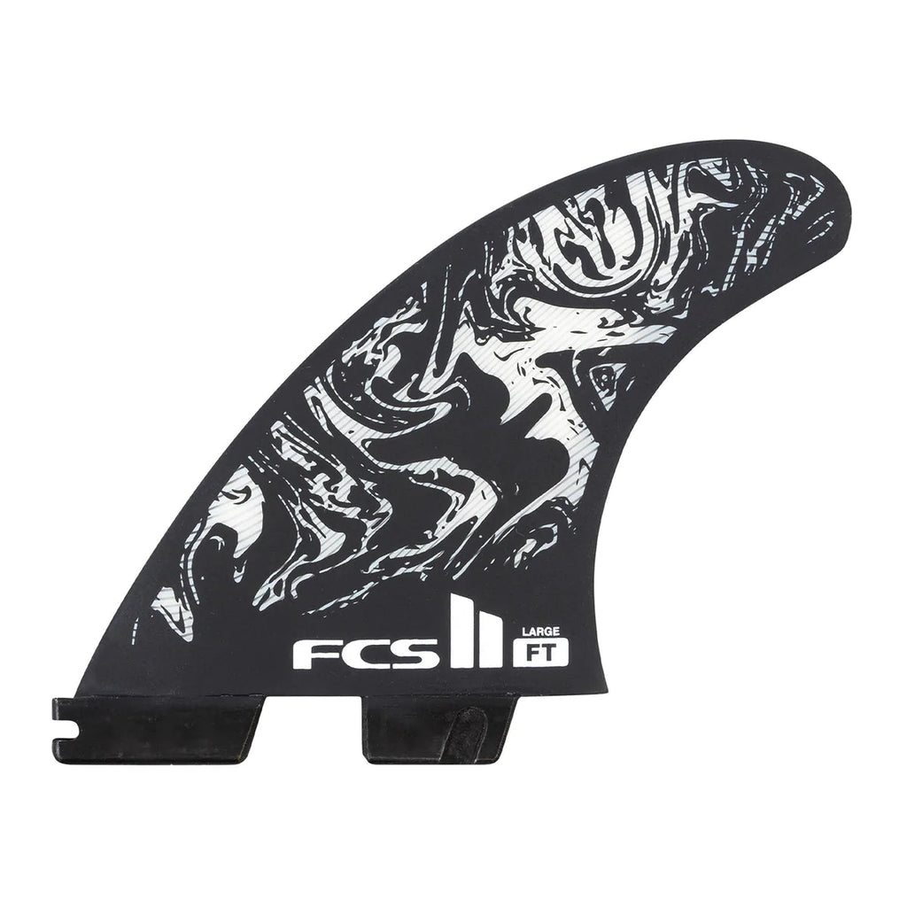 FCS II - Filipe Toledo PC Aircore - Tri Fins-FCS Fins-FCS-Medium-Black & Red-Spunkys Surf Shop LLC