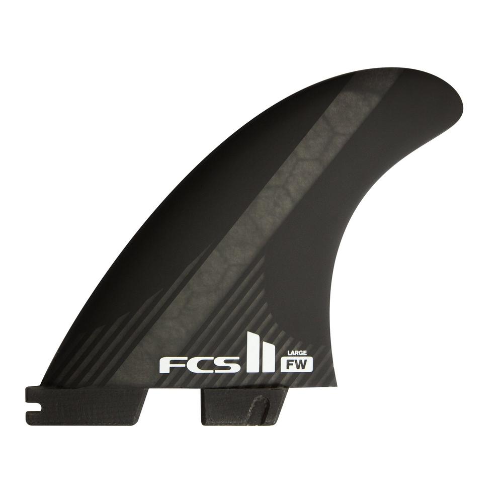 FCS II - Firewire PC Carbon - Tri Fins-FCS Fins-FCS-Medium-Black-Spunkys Surf Shop LLC