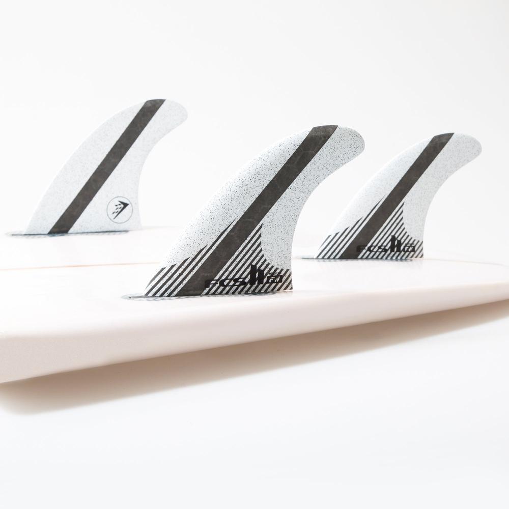 FCS II - Firewire PC Carbon - Tri-Quad Fin-FCS Fins-FCS-Medium-White-Spunkys Surf Shop LLC