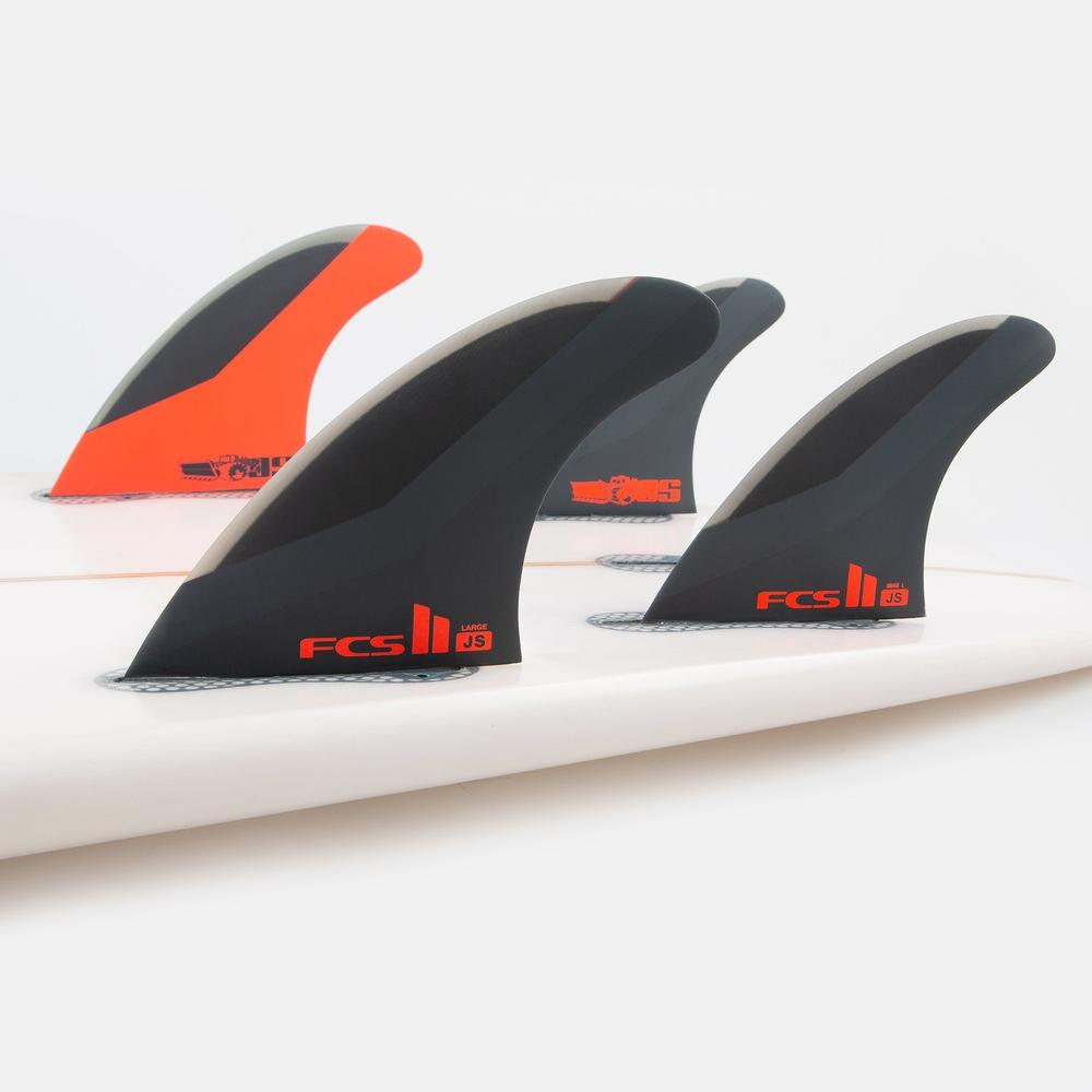 FCS II - Jason Stevenson PC - Tri-Quad Fin-FCS Fins-FCS-Medium-Spunkys Surf Shop LLC