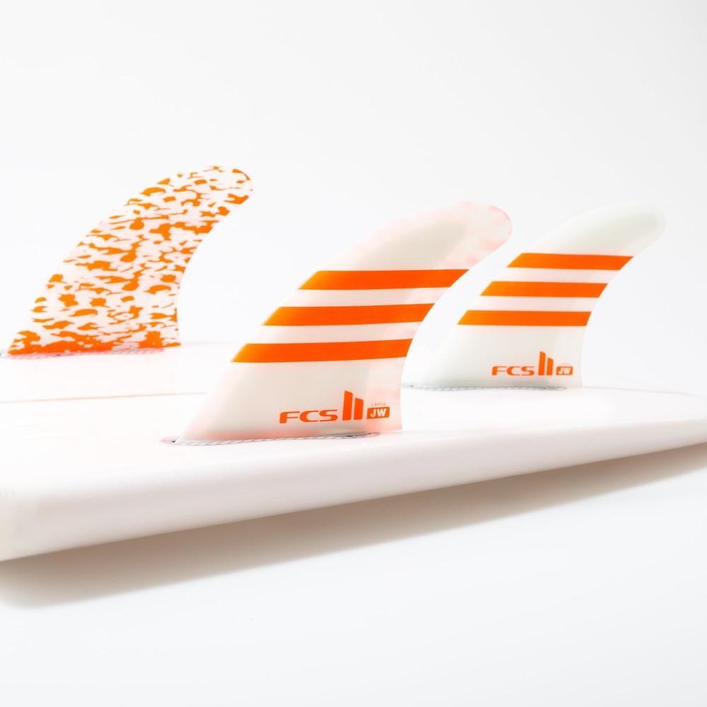 FCS II - Julian Wilson - Tri Fin-FCS Fins-FCS-Medium-Black-Spunkys Surf Shop LLC