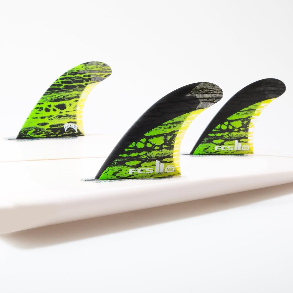 FCS II - Matt Biolos PC Carbon - Tri Fin-FCS Fins-FCS-Small-Blue-Spunkys Surf Shop LLC