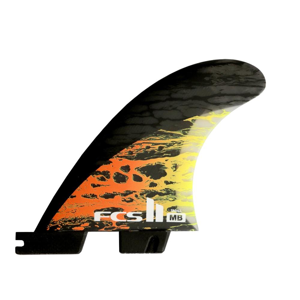 FCS II - Matt Biolos PC Carbon - Tri Fin-FCS Fins-FCS-Small-Orange-Spunkys Surf Shop LLC