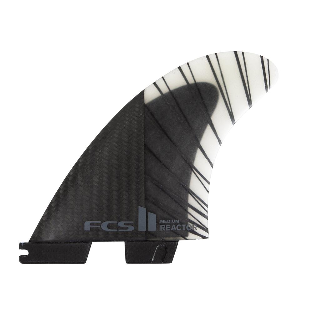 FCS II - Reactor PC Carbon - Tri Fin-FCS Fins-FCS-Medium-Spunkys Surf Shop LLC