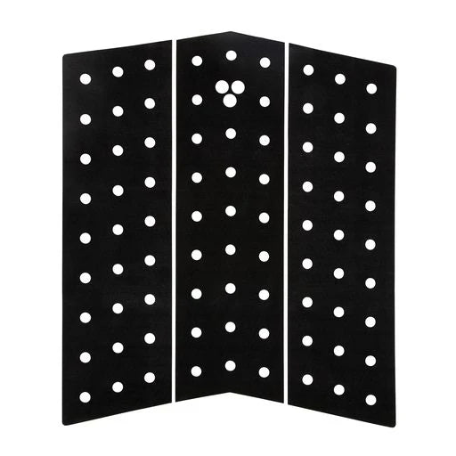 FCS -Traction Pad -Gorilla Grip Skinny Three Mid Deck-Pads-FCS-Black-Spunkys Surf Shop LLC